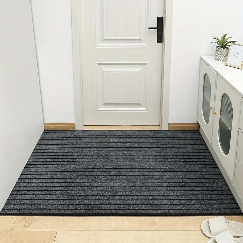 Tappeto da corridoio a righe di grandi dimensioni con fondo in gomma, tappeto per lavanderia, tappeto da esterno antiscivolo e lavabile, tappeto personalizzato.