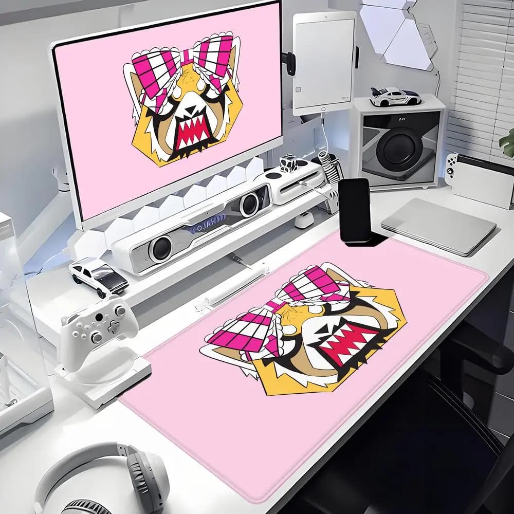 Aggretsuko Large Mouse Pad Gaming Mouse Pad PC Gamer Computer Mouse Mat Big Mousepad Silicone Carpet Keyboard Desk Mat Mause Pad