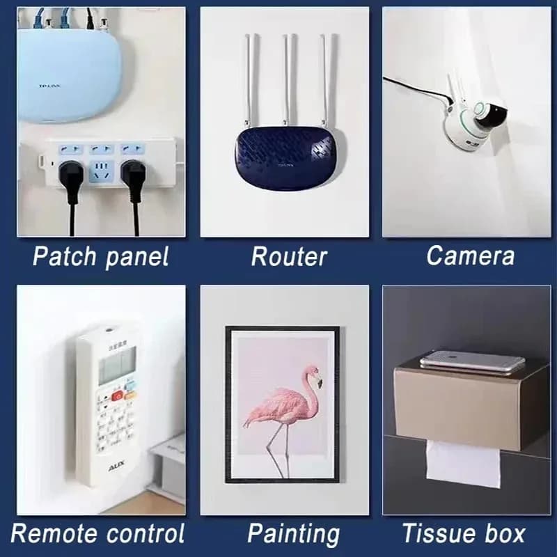 2-40PCS Self Adhesive Double-sided Hook Snap Button Multi-Purpose Hooks Strong Transparent Suction Cup Wall Holder Wall Hooks