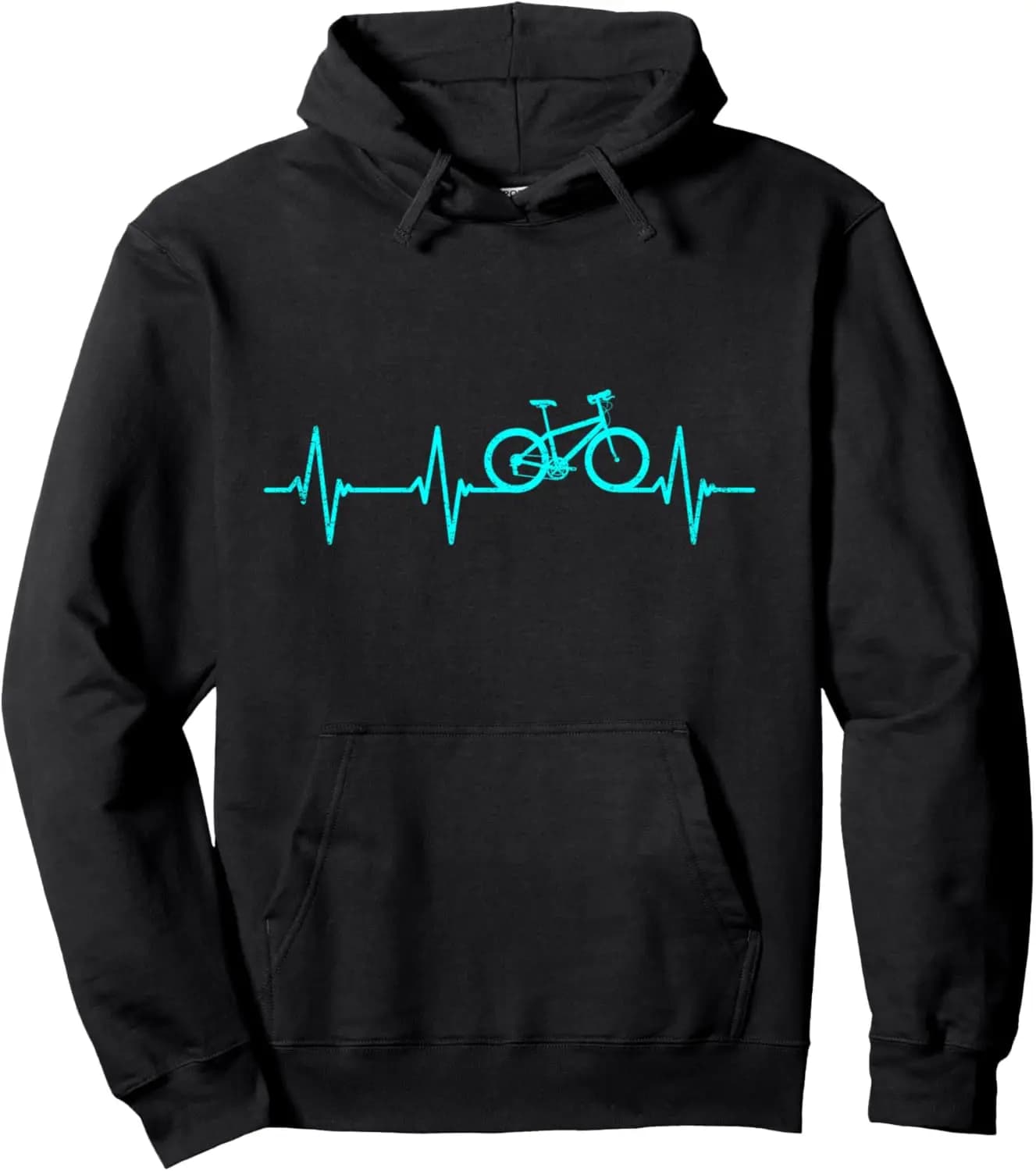Mountain Bike Heartbeat Cyclist Clothes Cycling Bicycle Pullover Hoodie Unisex Autumn Streetwear Tops Vintage Pullover