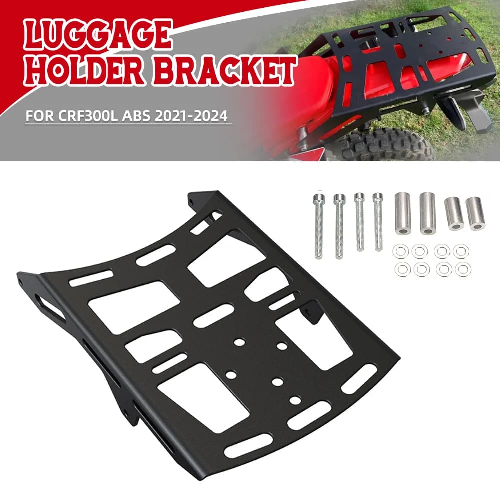 Custodia per mensola di supporto per bagagli posteriori per HONDA CRF300L ABS Rally 2021-2023 2024 2025 Supporto per baule Telaio Staffa per piastra CRF300LS 23-25