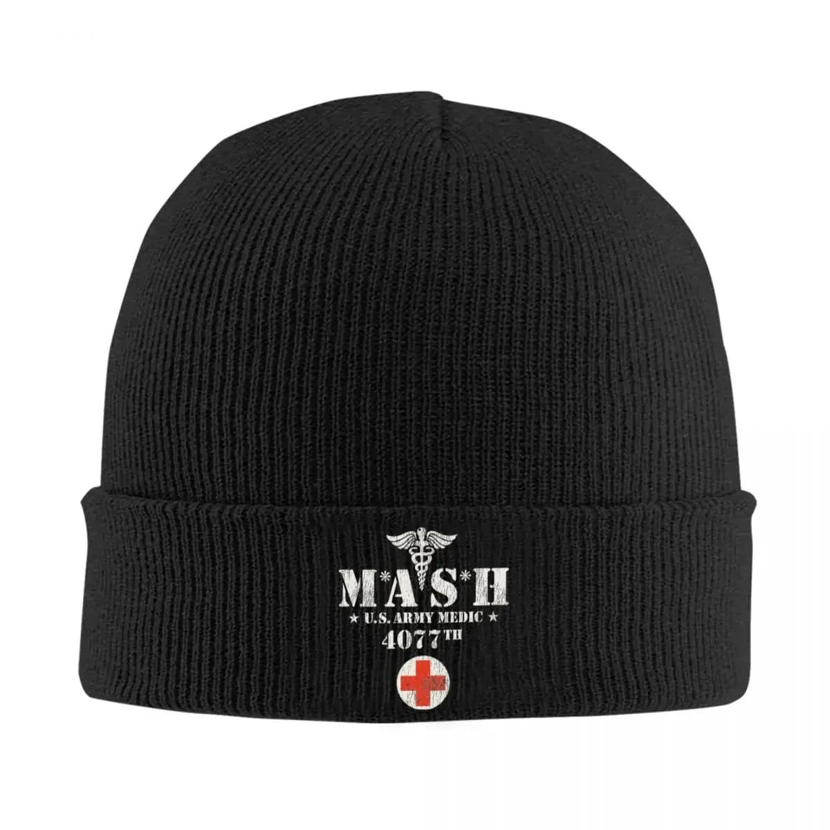 Mash 4077 TV Show Knit Hat Beanies Winter Hats Warm Hip Hop Cap for Men Women