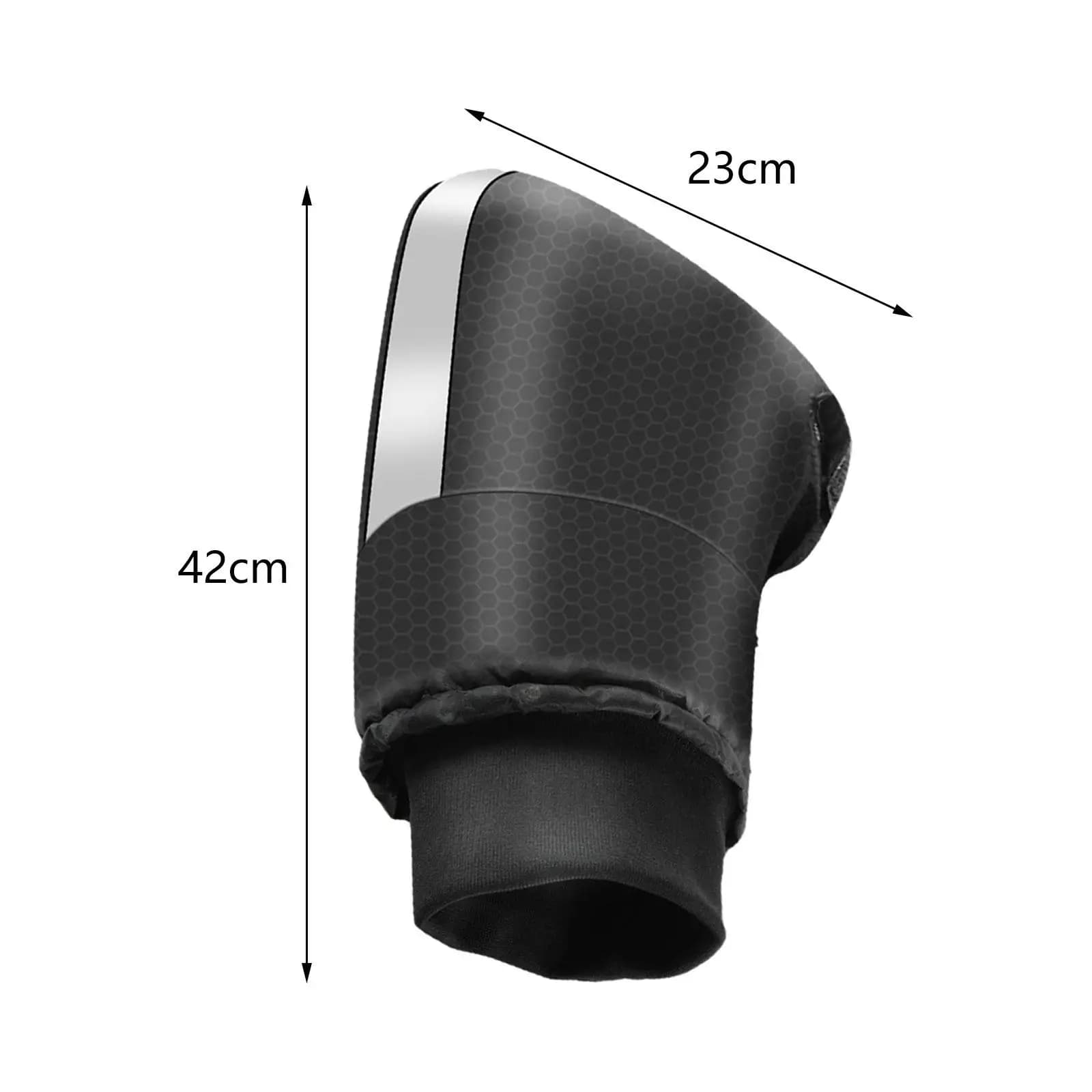 Motorcycle Handlebar Muffs Soft Reflective Warm Motorcycle Handlebar Gloves for