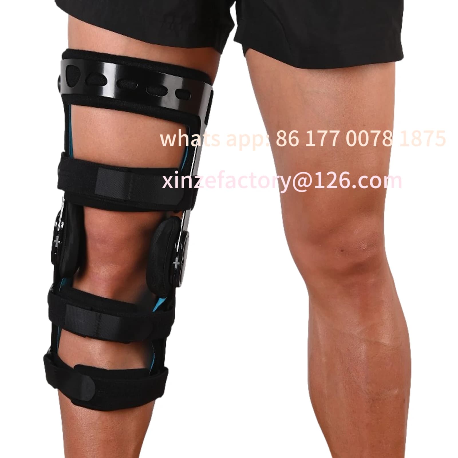 Ginocchiera incernierata personalizzabile per uomini e donne, supporto per ginocchio per ACL/MCL/LCL/PCL, legamenti e lesioni sportive, artrite