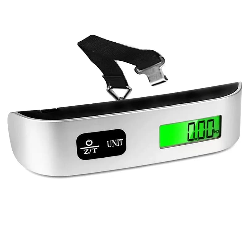 Portable Digital Luggage Scale 50KG Pocket Size Travel Suitcase Weight Scale