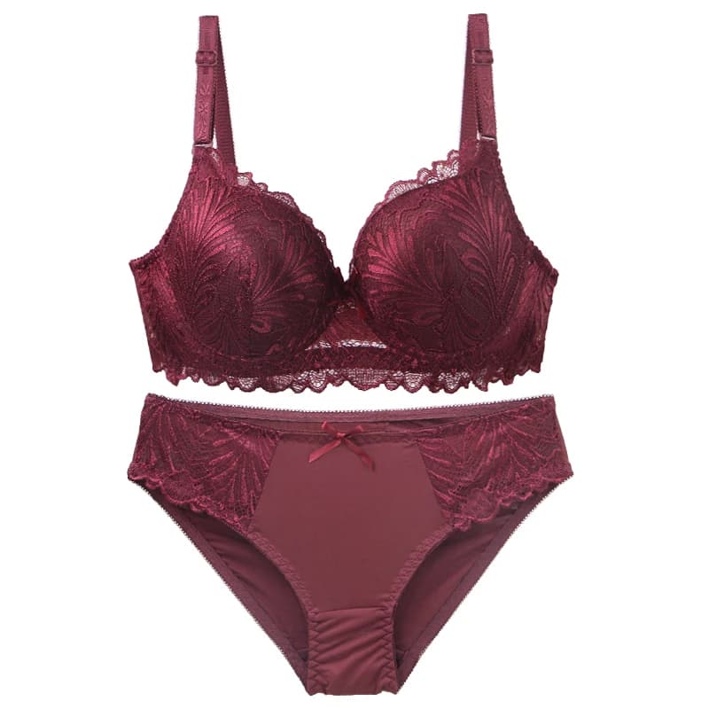 DaiNaFang Set reggiseni push up per donna traspirante Lift 34/75 36/80 38/85 40/90 42/95 BC Cup intimo Bow Lingerie