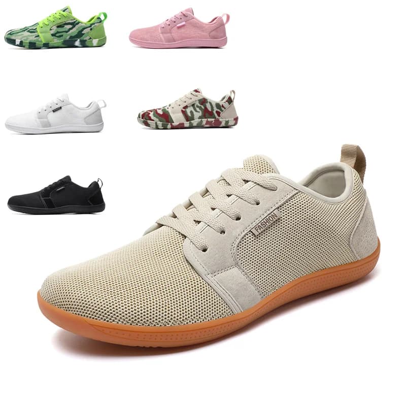 Scarpe Barefoot Unisex 2026 con Punta Larga per Uomo e Donna, Scarpe Minimaliste da Trail Running e Camminata, Leggere e Traspiranti