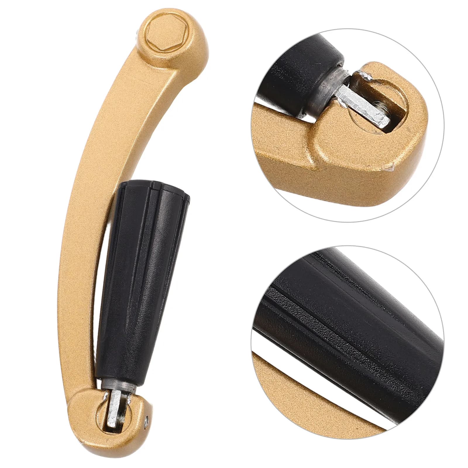 Manual Lift Hanger Handle for Clothes Drying Rack Ergonomic Crank Replacement Sturdy Metal Construction Balcony Wall Mounted