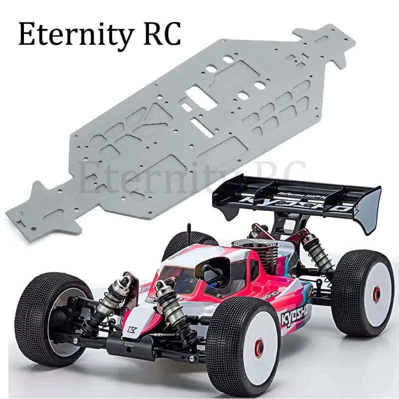 Piastra del telaio principale in metallo IF601 per Kyosho MP10 1/8 RC Accessori per parti di aggiornamento per auto