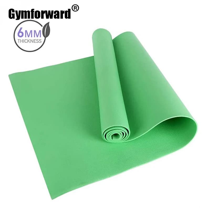 6mm EVA Yoga Mats Non-slip Foam Mat for Fitness Pilates Gym Sport Bearings for Exercises Eco-friendly Mat Training Mat 173*60*0.6cm