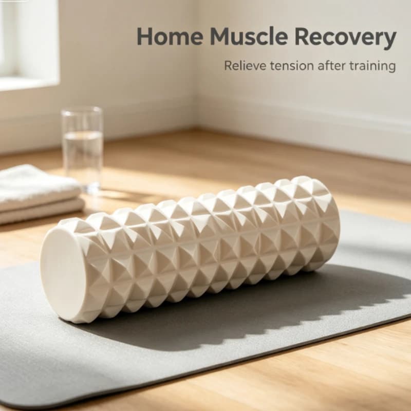 Foam Roller for Muscle Relaxation Yoga Stretching Fitness Training Deep Tissue Massage Non-Slip Textured Surface