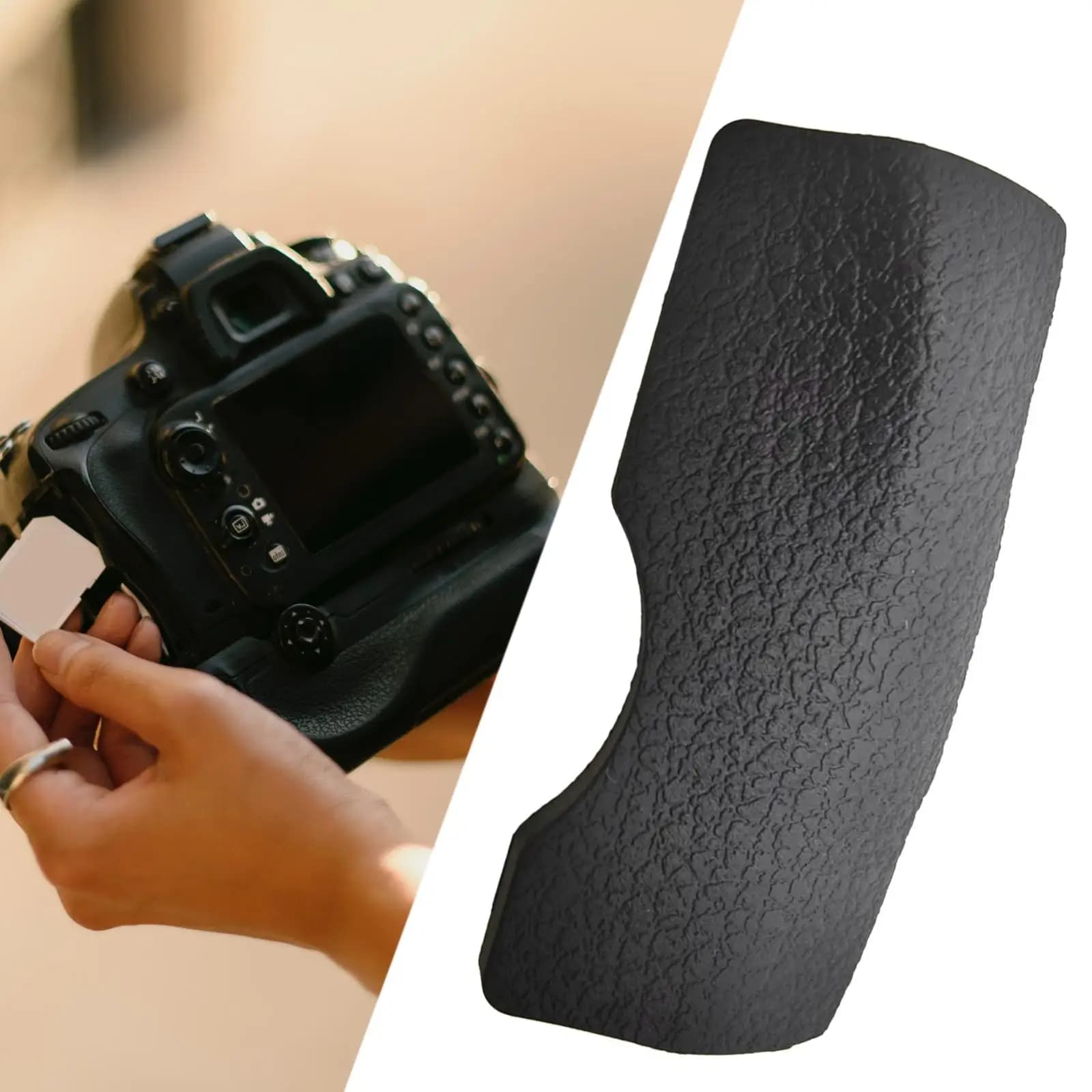 CF Memory Card Door Cover Lid Rubber Skin Accessory Durable High Performance Black Replacement Camera Repair Part for D4 Slr