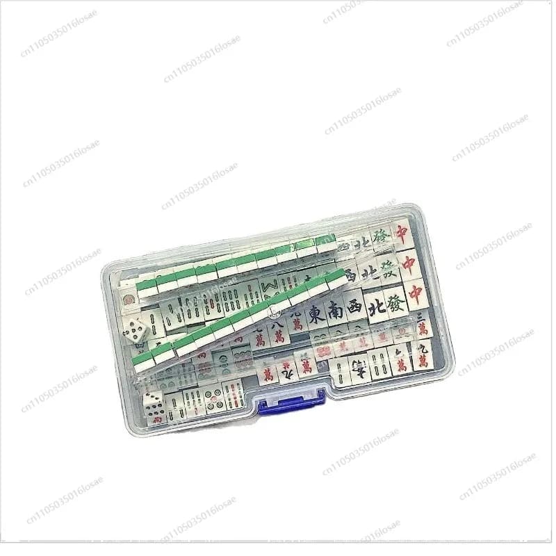Set Completo di Tessere Mahjong Portatili per Viaggi, Compatibili con Lego Micro Particles, per Costruzioni e Gioco all'Aperto