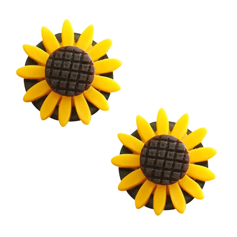 2Pcs Sunflower Car Aroma Clip Air Freshener Vent Diffuser for Automobiles Office Spaces Bathrooms Closets Rustproof Lightweight