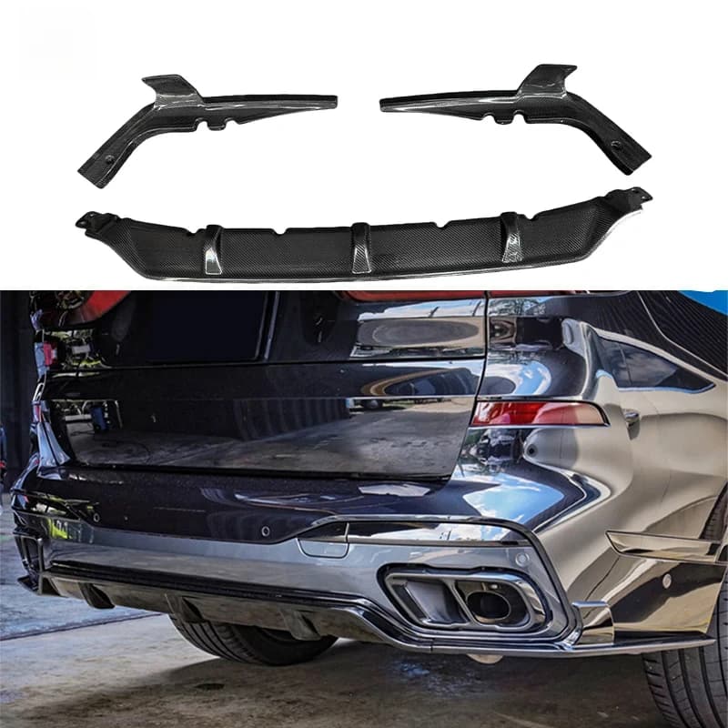 Carbon Fiber Rear Lip Diffuser for X7 G07, Auto Body Parts