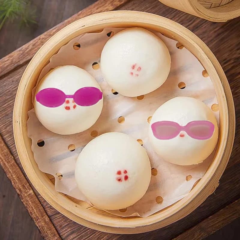 4/8/16Pcs Bento Decoration Tools Lunch Bento Box Food Glasses Headwear Buffet Sandwich Toppers Decor per la decorazione Bento