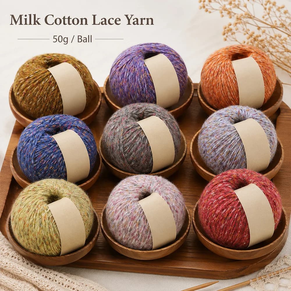 50g/ball Alpaca Warm Colorful Yarn Thick Yarn Knitted Colorful Needle Crochet For Hand Knitting Baby Scarf Sweater