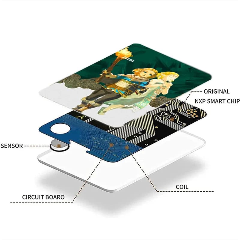 Carte da Gioco NFC Grandi/Mini, Carte Collezionabili per Gioco d'Avventura Fantasy per Giocatori
