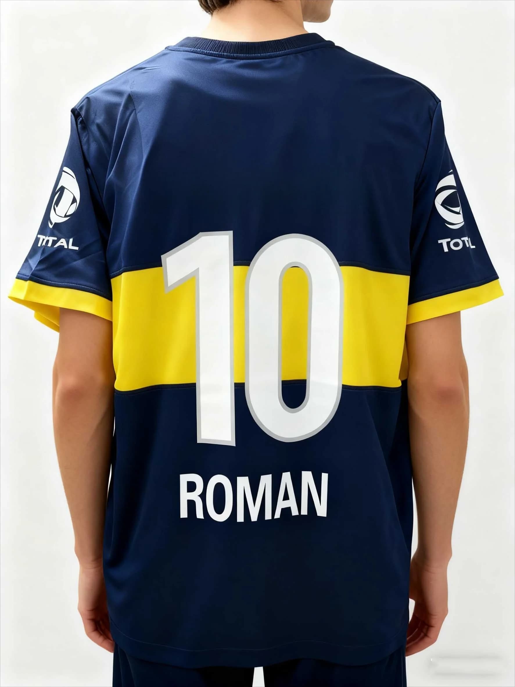 Maglie Retro Boca Juniors di Tendenza per Uomo e Donna, T-shirt Sportive Casual alla Moda per Adulti e Bambini, Autunno e Inverno