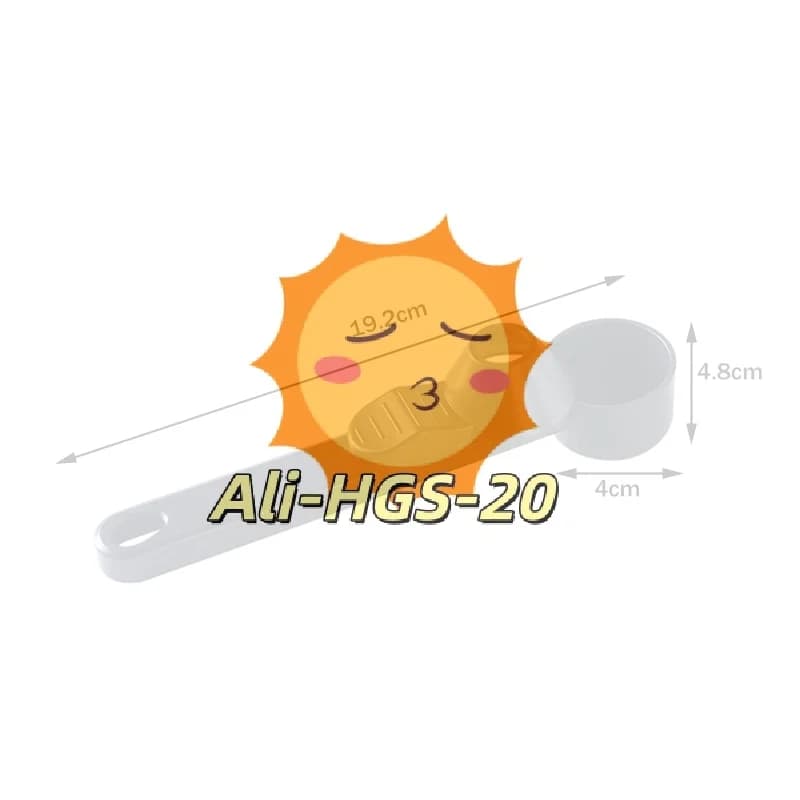 Protein Powder Spoon 1 Reusable Sliding Design Long Handle SpillProof for Shake Mixing Fitness Training