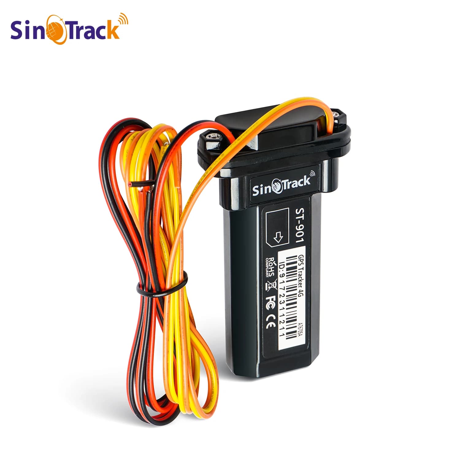 SinoTrack Il miglior localizzatore GPS ST-901 Dispositivo di localizzazione del veicolo Localizzatore SMS GSM per auto moto impermeabile con tracciamento in tempo reale