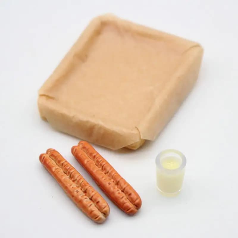 Ornamenti in miniatura per casa delle bambole Giocattolo Latte di soia e bastoncini di pasta fritta Set Modello Accessori da cucina per casa delle bambole Giochi di imitazione Regali giocattolo