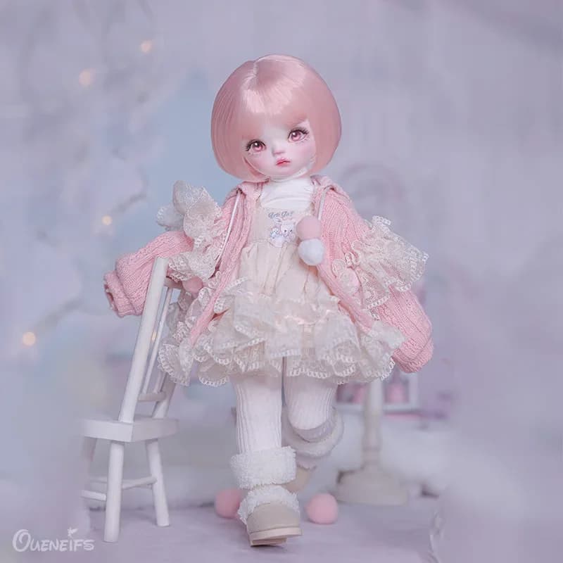 Sapphire Doll BJD 1/6 Dundun Body Miniature Winter Dress Style High Quality Doll Surprise Gift for s