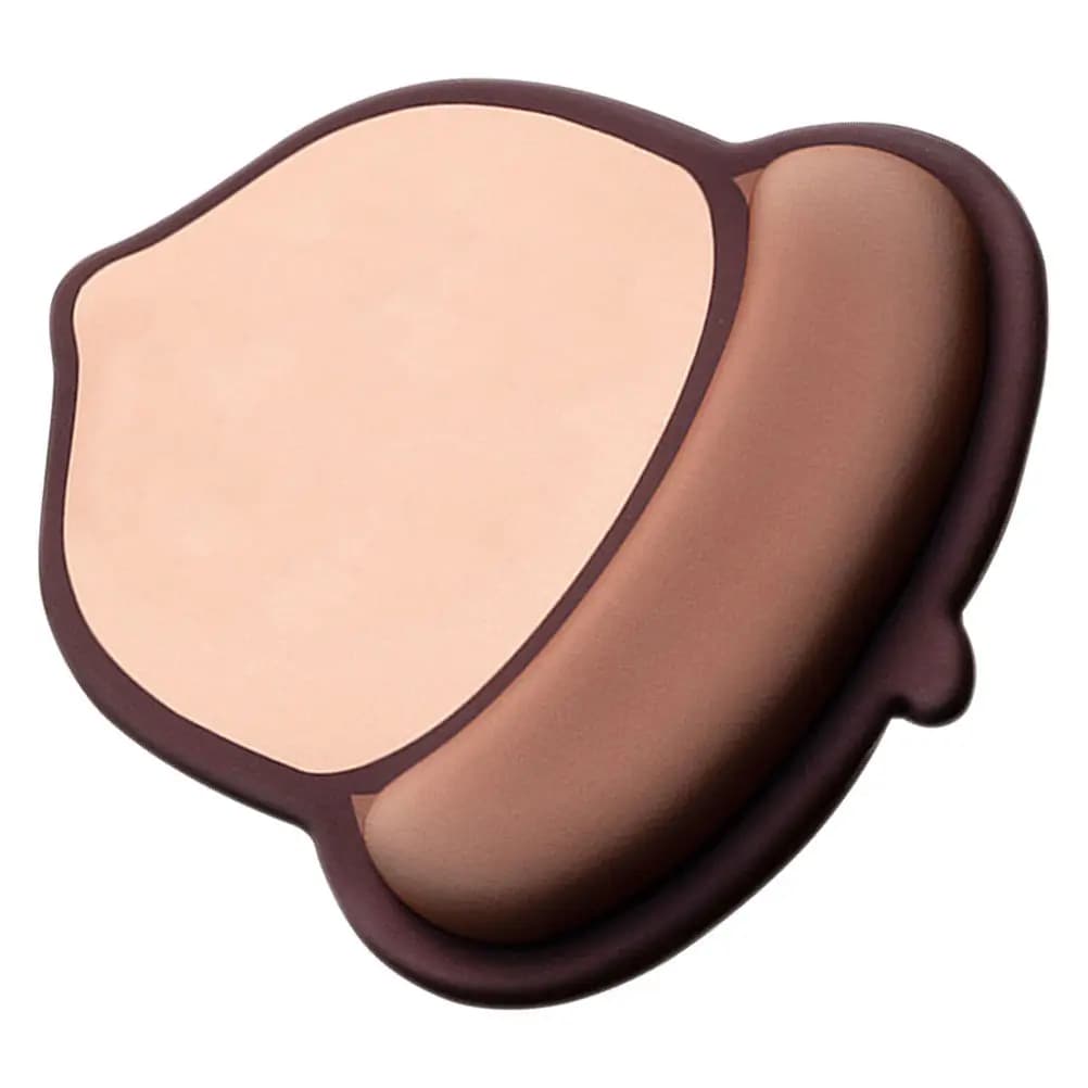Cuscino di supporto per il polso del mouse, morbido, ergonomico, antiscivolo, per l'uso con tastiera da gioco, computer da ufficio, tappetino per mouse, carino