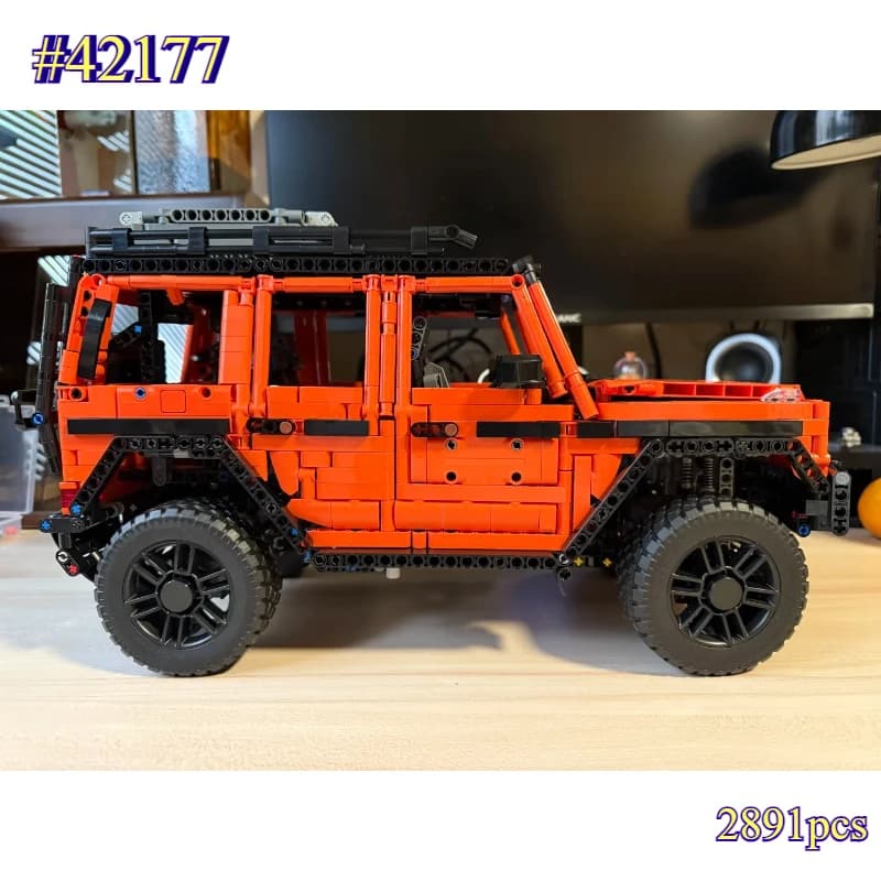 Set di Blocchi da Costruzione Modello Auto da Corsa Arancione 42177 Compatibile con Particelle Legoed Adatto per Regali di Natale 2891 Pezzi