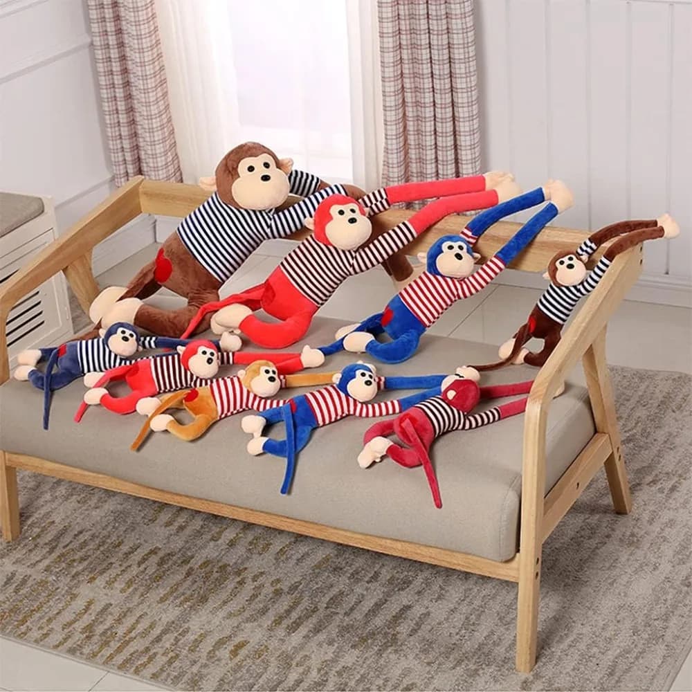1pc Soft Cartoon Long Arm Monkey Plush Curtain Binding Comfort Kids for Creative Christmas Birthday Gifts