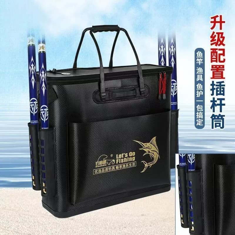 EVA Fishing Box Multifunctional All-in-one Portable Fishing Bag with Fishing Tool Bucket Fishing Bag with Hexed bait