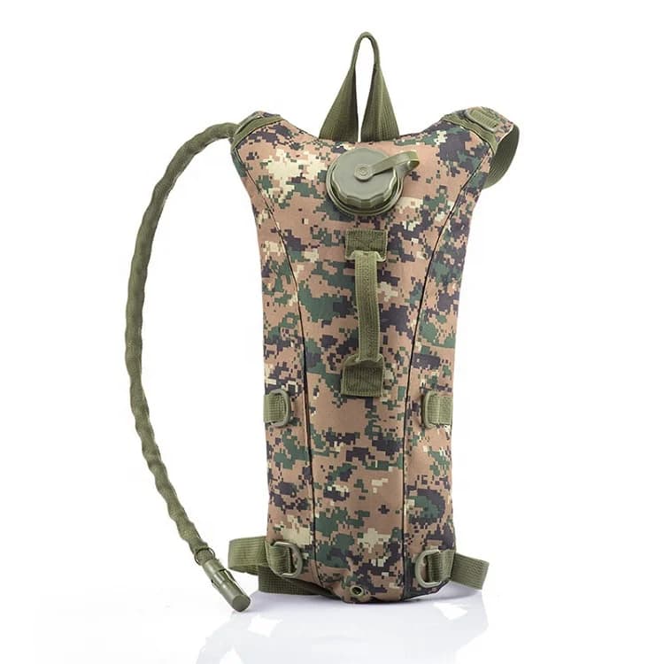 Sport Water Backpack With 2.5L Water Bladder Camo Tactical Drinking Bags Hiking Cycling Camping Hydration Back Pack