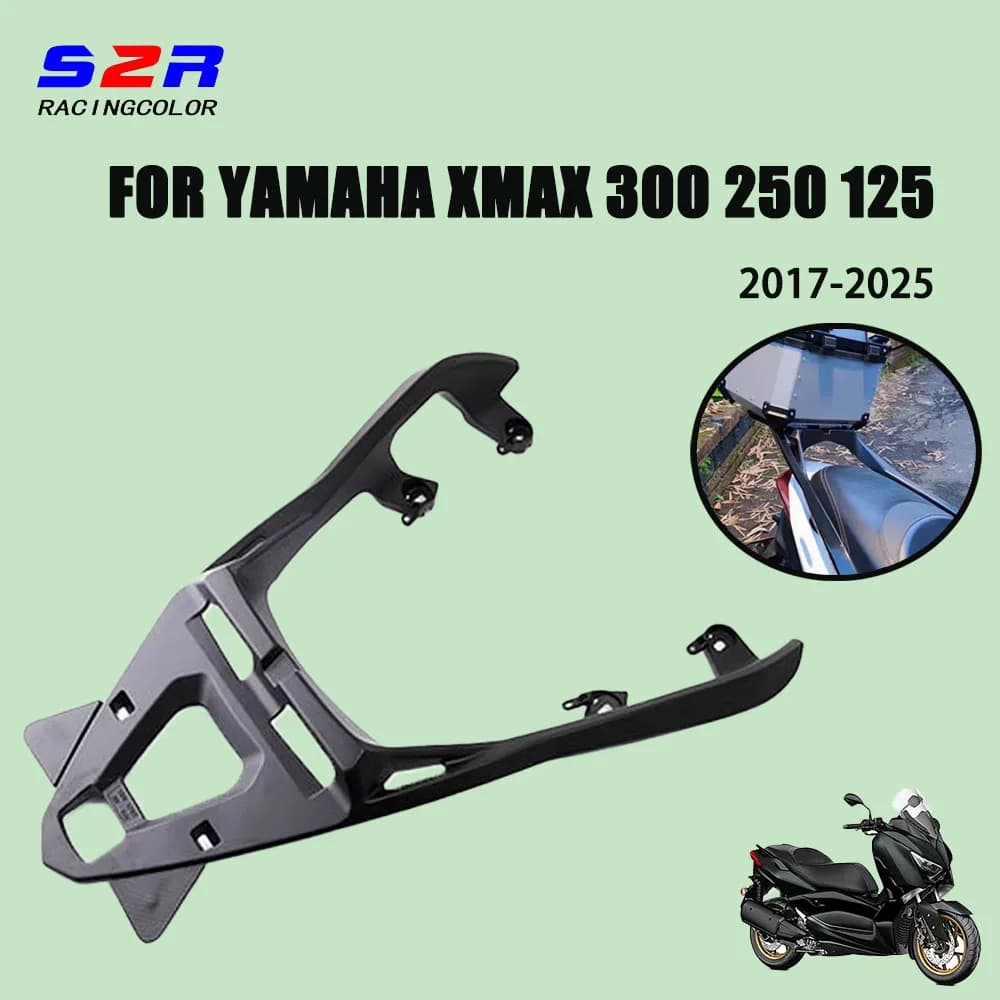 Portapacchi Posteriore per Moto, Supporto per Bauletto, Accessori per Yamaha XMAX 300 250 125 XMAX300 2017-2025