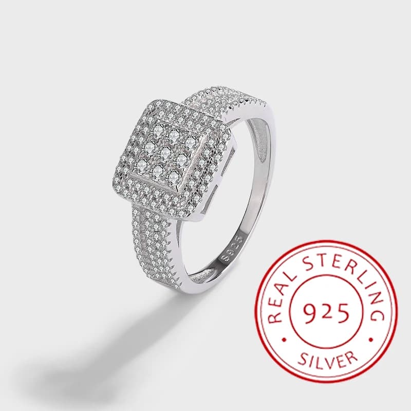 Luxury and Light Luxury Genuine S925 Silver Versatile Ring