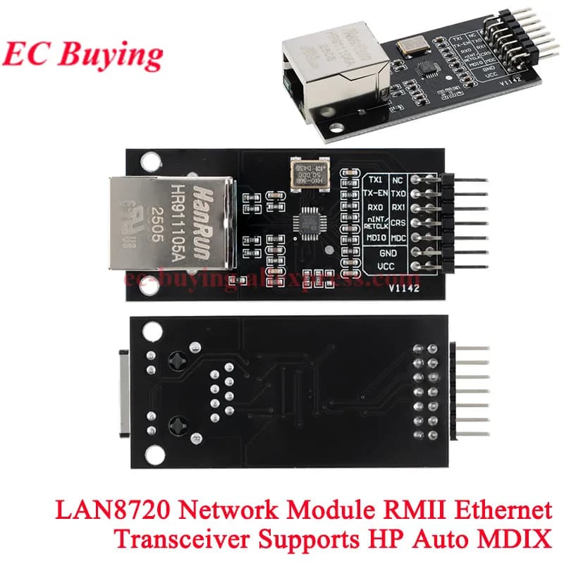 5 pz/1 pz LAN8720 Network Module RMII Ethernet Interface Transmitter HP Auto MDIX Development Card For Arduino Smart Electronics