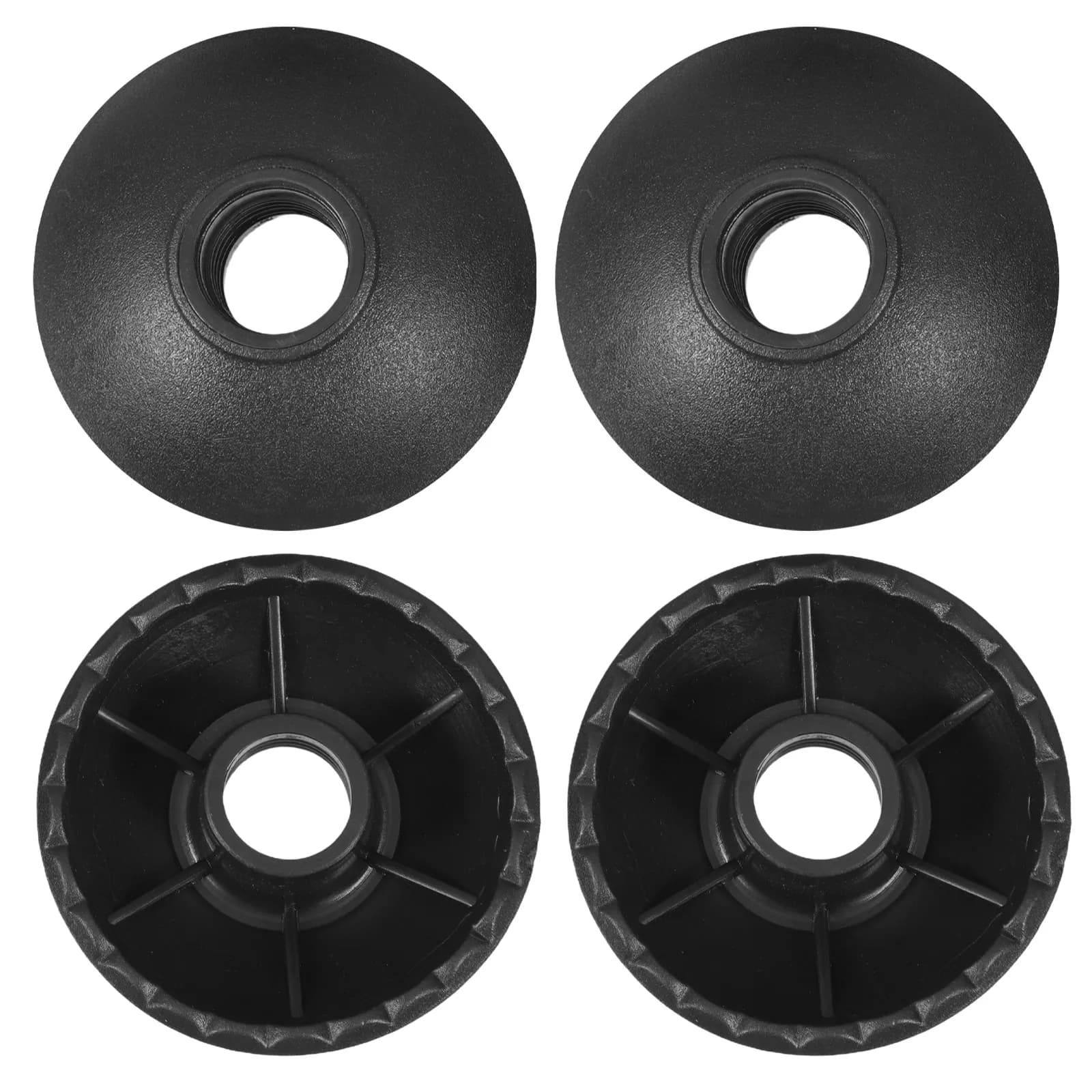 4Pcs Trekking Pole Snow Mud Baskets Plastic Hiking Sticks Replacement Tips Outdoor Trekking Accessories Hiking Pole Stopper