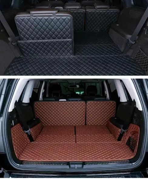 Tappetini speciali personalizzati per bagagliaio auto per Mercedes Benz GL 450 X166 2015-2013 7 posti, tappetino per vano di carico, copertura per tappeti del bagagliaio per GL450 2014