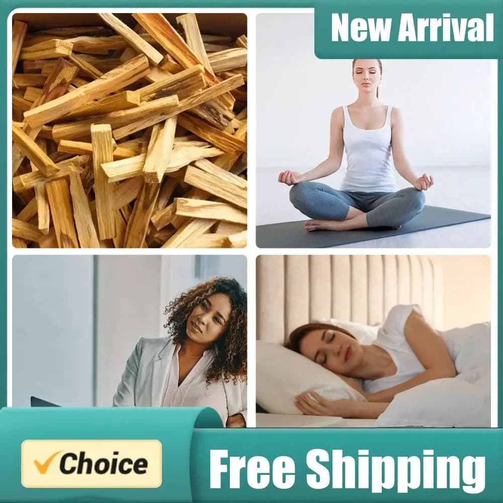Bastoncini di Palo Santo, Diffusori di Aroma in Legno, Bastoncini Purificanti e Curativi per Alleviare lo Stress, Profumati per Casa, Soggiorno, Ufficio