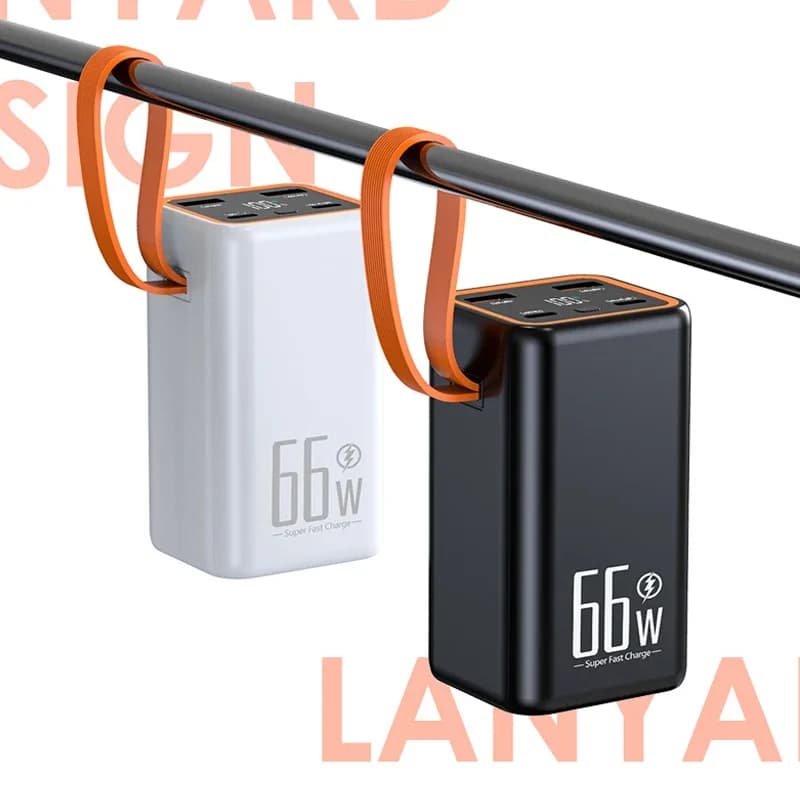 30000mAh Mini Power Bank 66W Fast Charging Powerbank Portable External Battery Charger for iPhone15 16 Pro Samsung Xiaomi Huawei