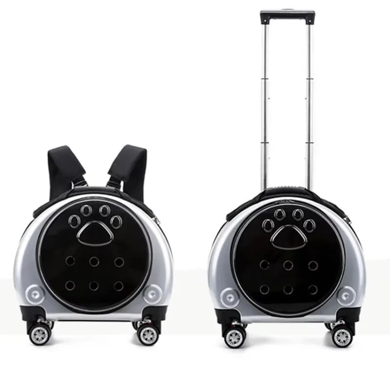 Hot Sale Cute Dog Carrier Bag Pet Supplies Dog Trolley Case Pet Bag Trolley Suitcase Pet Trolley Carrier with Wheels