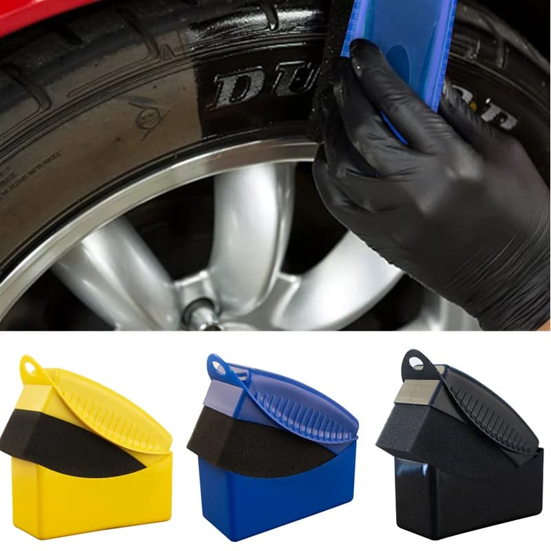 1 pz ruota per auto lucidatura ceretta spugna spazzola plastica ABS lavaggio pulizia spazzola spugna spazzola auto pulizia dettagli accessori