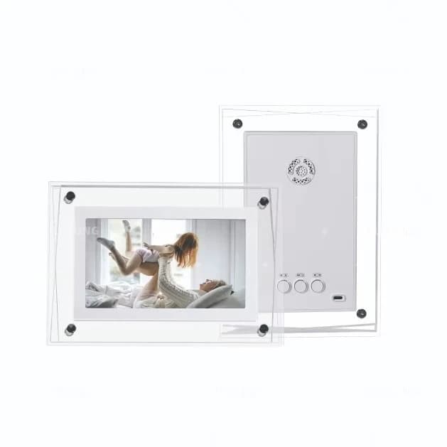 New Style World's First Commemorative Color Transparent Electronic Album Digital Acrylic Player Sports Video Photo Frame