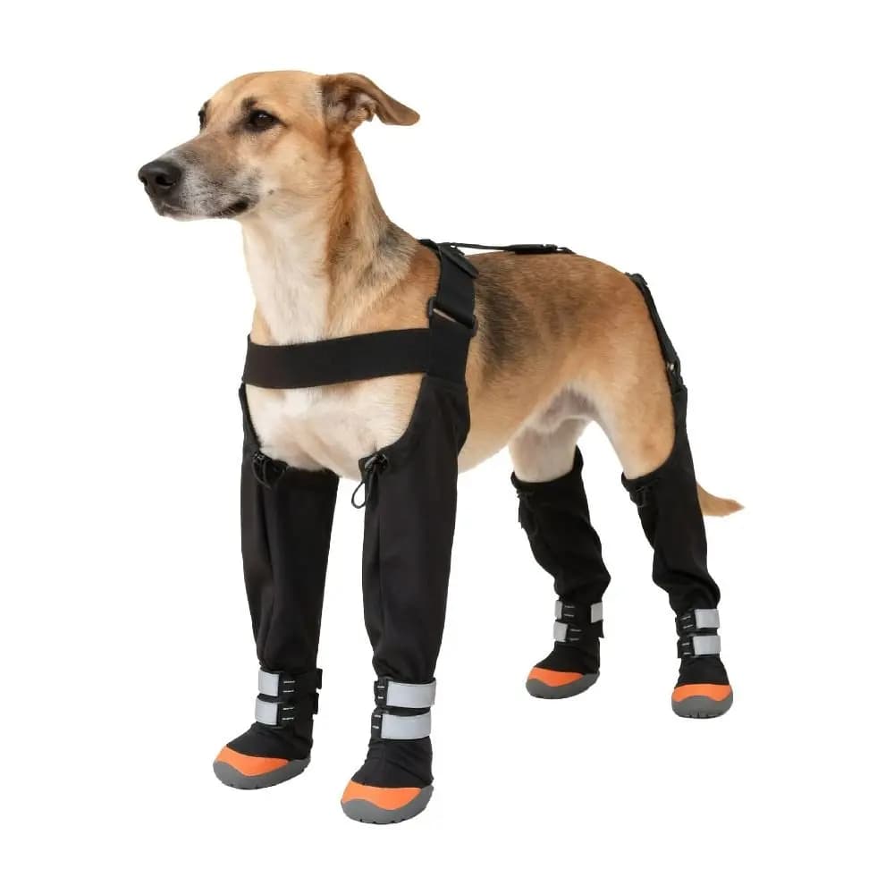 Stivali Antiscivolo per Cani con Suola Rigida Resistente all'Usura, Calzature Protettive Impermeabili per Cani, Stivali Lunghi per la Protezione delle Zampe dei Cuccioli, Ideali per l'Escursionismo