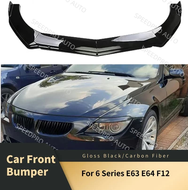 Auto Paraurti Anteriore Labbro Per 6 Serie E63 E64 F12 Mento Inferiore Diffusore Spoiler Splitter Body Kit Paraurti Protezione Labbro Guard