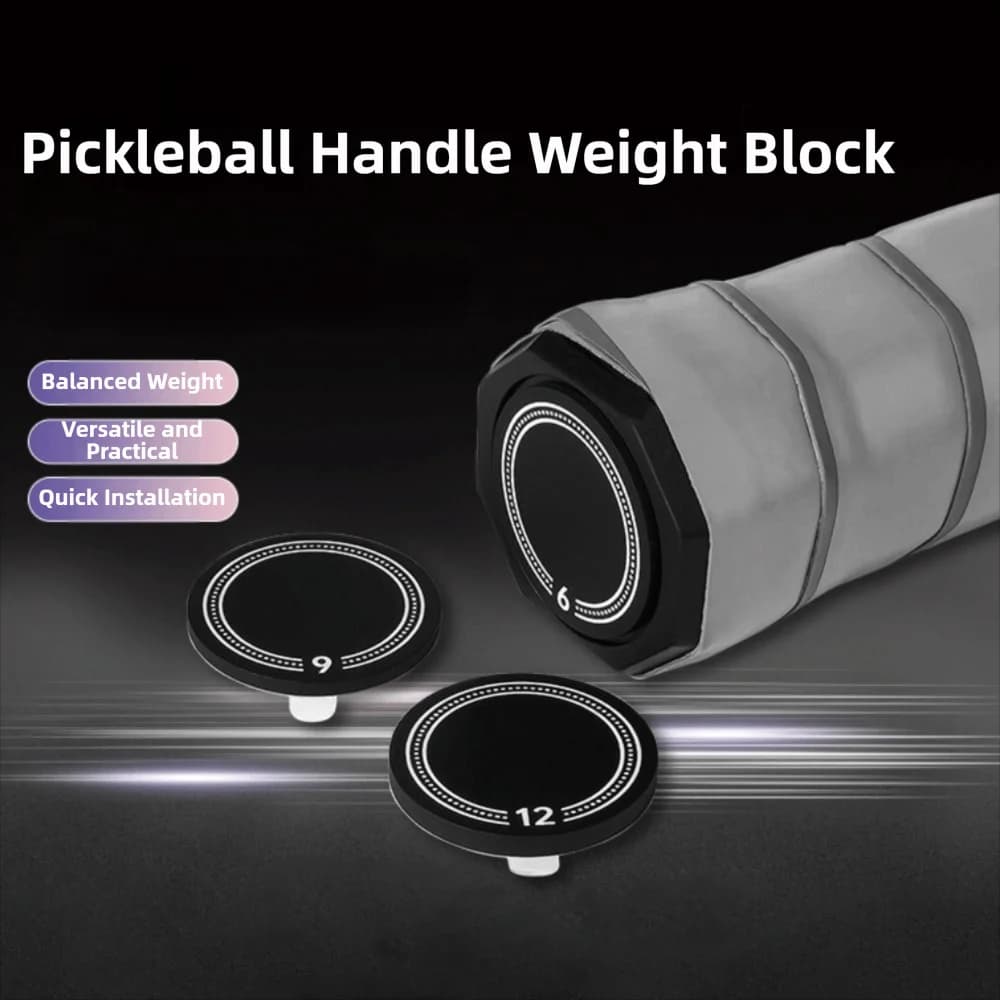 Adjustable Pickleball Paddle Handle Weight Increase Strength Swing Stability 28 mm Balance Weight Kit Enhance Rotation