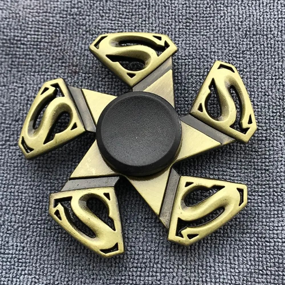 Puzzle Ottone Colore Dito Spinner In Lega di Zinco Metallo Fidget Spinner Divertente ADHD Ansia Mano Spinning Regalo per Adulti