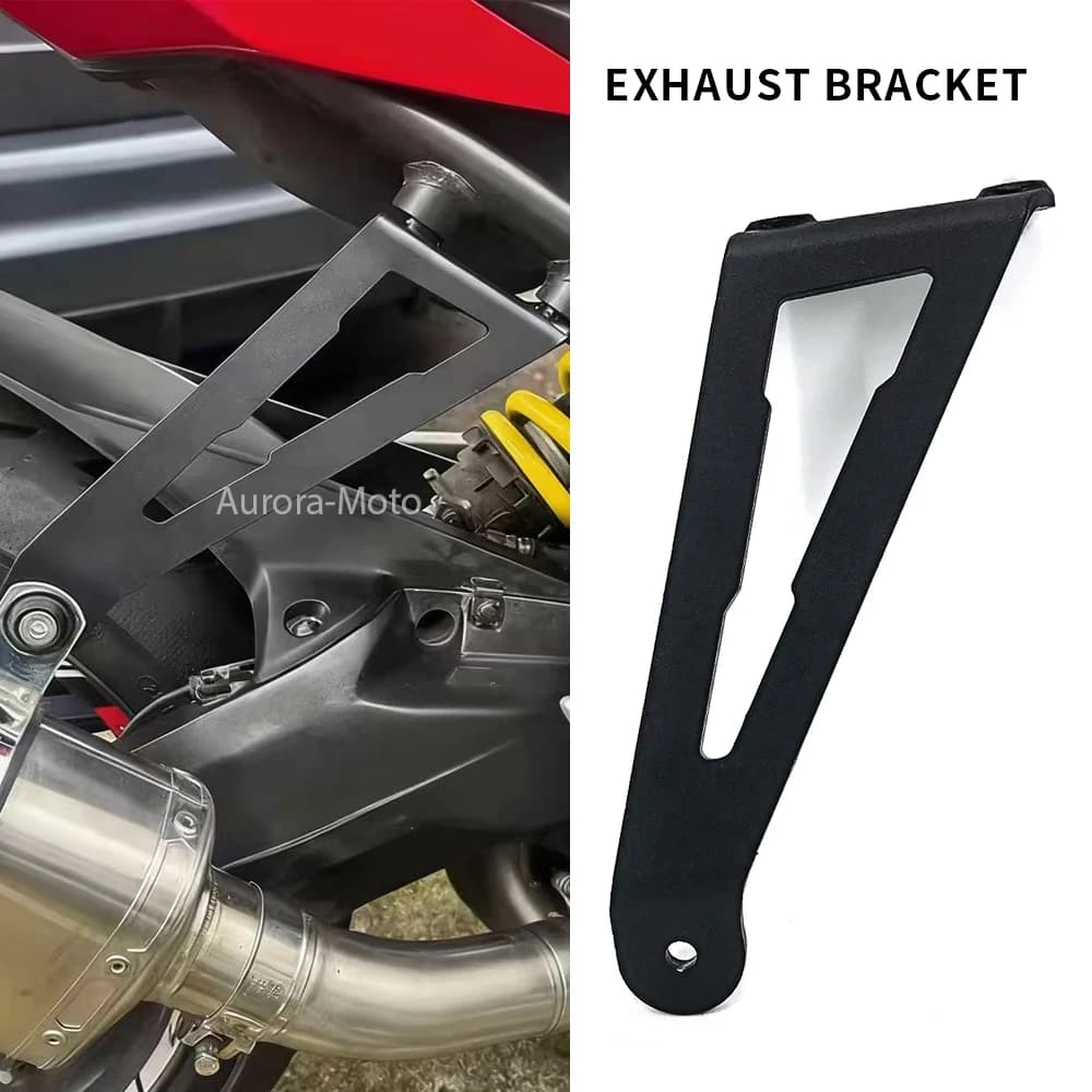 Pedane posteriori Poggiapiedi Piastra di chiusura per Aprilia RSV4 RS660 RS Tuono 660 2020 2021 2022 Staffa gancio di scarico moto