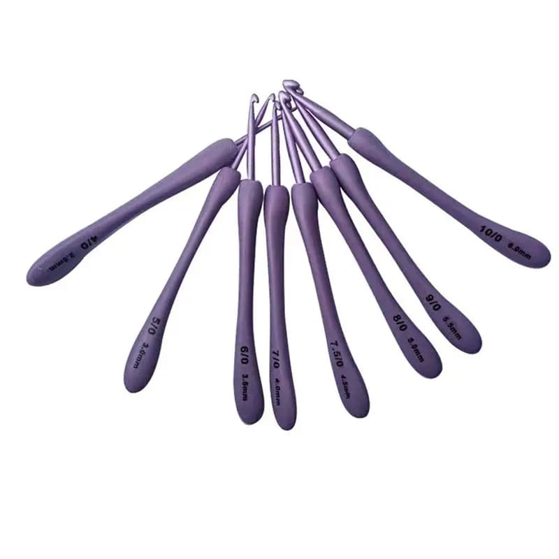 A76I-Craft Crochet Weaving Knitting Needles Hooks For Sewing Crafts Stitching Crochet Hooks Set 2.5-6.0Mm Knitting Tools