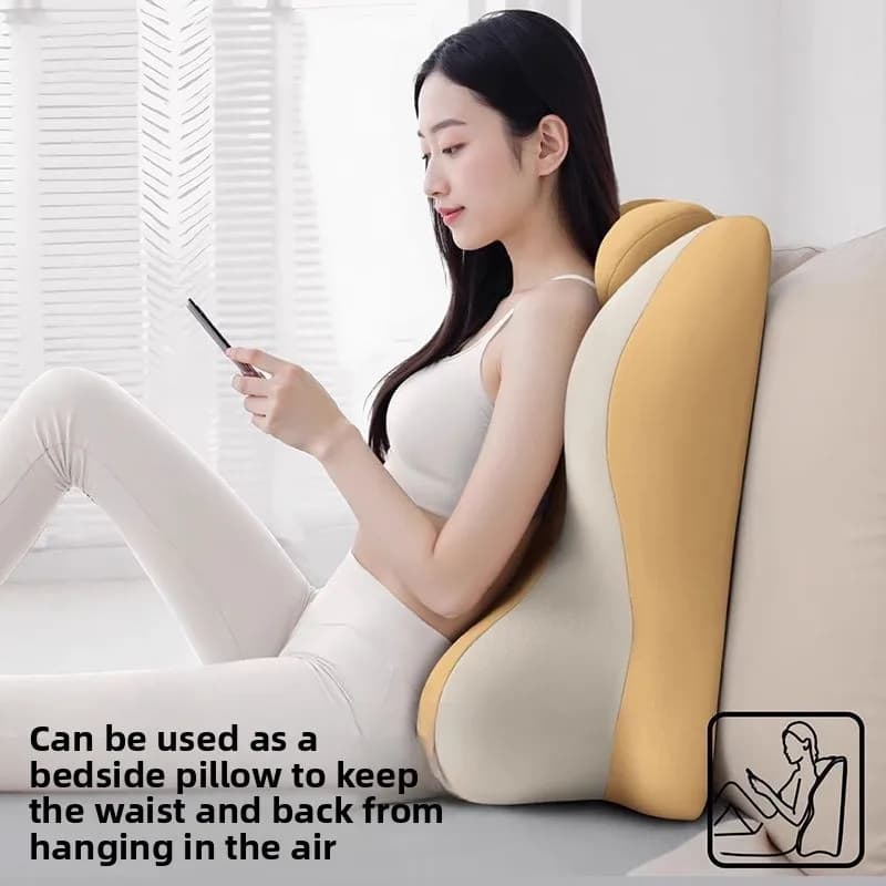 Cuscino Ergonomico per Letto, Supporto Lombare per Adulti, Cuscino per Leggere o Usare il Telefono, Comodo Cuscino per la Schiena, Tessile per la Casa