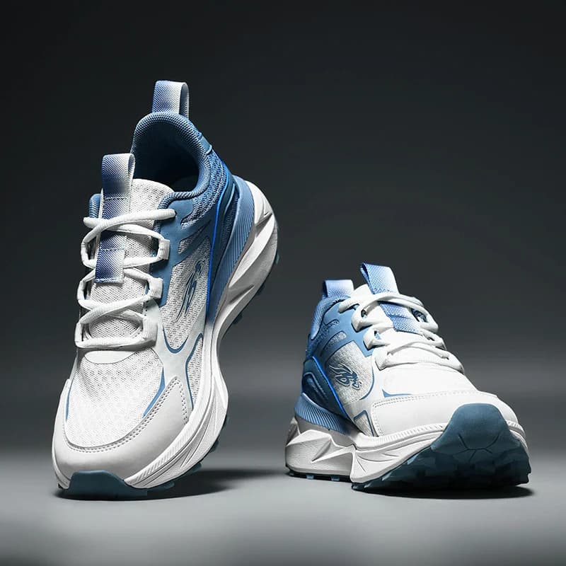 Scarpe da corsa da uomo di grandi dimensioni 39-48 Suola spessa Mesh Scarpe da jogging sportive traspiranti Scarpe da ginnastica comode e leggere Uomo Allenamento incrociato